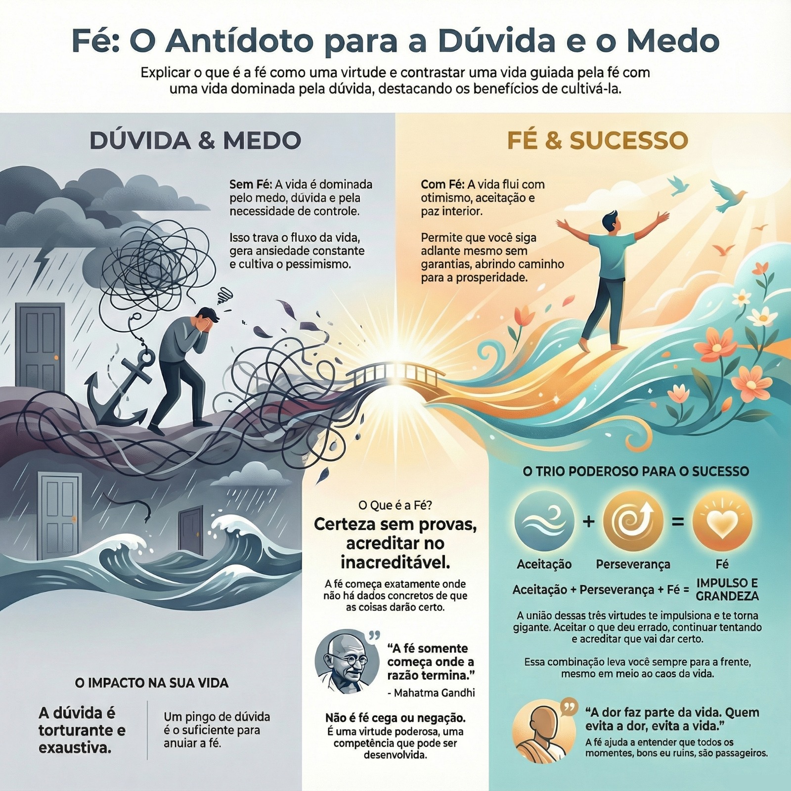 Fé: O Antídoto para a Dúvida e o Medo